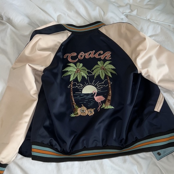 Coach Letterman Jacket Reversible - Picture 6 of 10